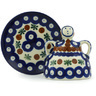 Polish Pottery Mini Cheese Lady 4&quot; Mosquito