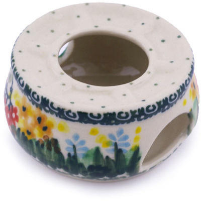 Polish Pottery Mini Heater 2&quot; Garden Delight UNIKAT