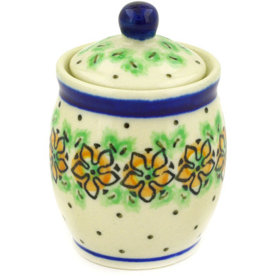 Polish Pottery Mini Jar 2&quot;