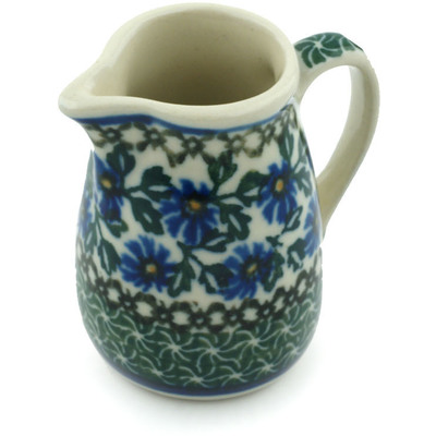 Polish Pottery Mini Jug 2&quot; Blue Chicory