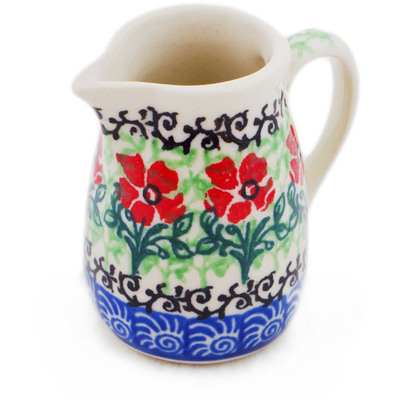 Polish Pottery Mini Jug 2&quot; Maraschino