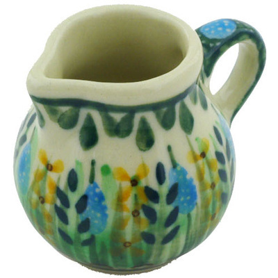 Polish Pottery Mini Jug 2&quot; Prairie Land UNIKAT