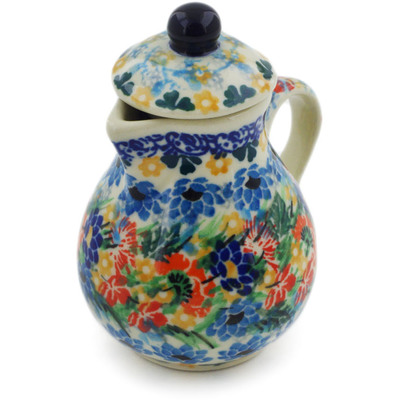 Polish Pottery Mini Jug 3&quot; Dream Bouquet UNIKAT