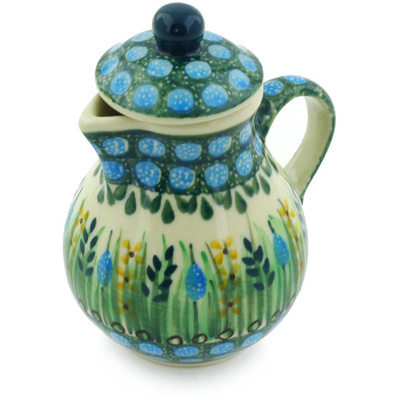 Polish Pottery Mini Jug 3&quot; Prairie Land UNIKAT