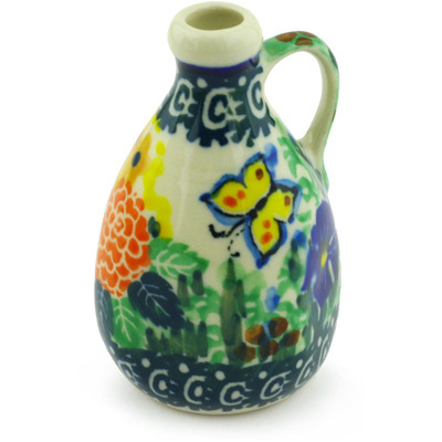 Polish Pottery Mini Jug 3&quot; Spring Garden UNIKAT