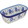 Polish Pottery Mini loaf pan Owl Kingdom UNIKAT