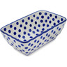 Polish Pottery Mini loaf pan Polka Dot Delight