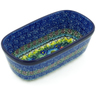 Polish Pottery Mini loaf pan Splendid Meadow UNIKAT