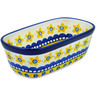 Polish Pottery Mini loaf pan Sunshine