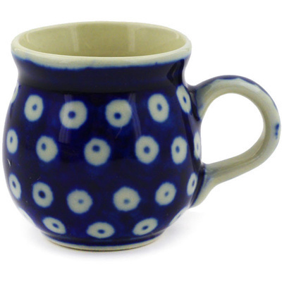 Polish Pottery Mini Mug 2&quot; Blue Eyes