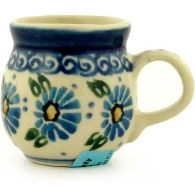 Polish Pottery Mini Mug 2&quot; Marigold Morning