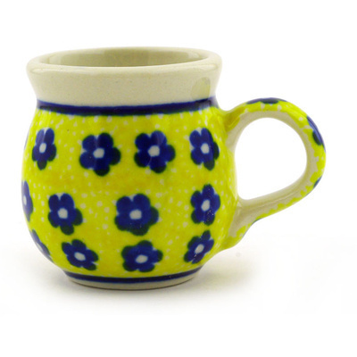 Polish Pottery Mini Mug 2&quot; Sunshine