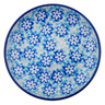 Polish Pottery Mini Plate, Coaster plate Azul Field