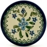 Polish Pottery Mini Plate, Coaster plate Azure Blooms