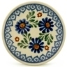 Polish Pottery Mini Plate, Coaster plate Blue Daisy Meadow