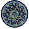 Polish Pottery Mini Plate, Coaster plate Blue Ice