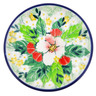 Polish Pottery Mini Plate, Coaster plate Country Boutique UNIKAT