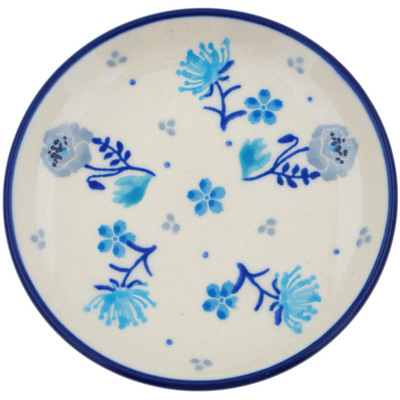 Polish Pottery Mini Plate, Coaster plate Dainty Blossoms