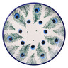 Polish Pottery Mini Plate, Coaster plate Feathery Delight