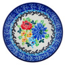 Polish Pottery Mini Plate, Coaster plate Floweret