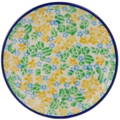 Polish Pottery Mini Plate, Coaster plate Gracious Garden
