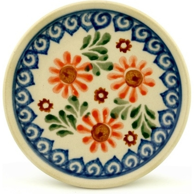 Polish Pottery Mini Plate, Coaster plate