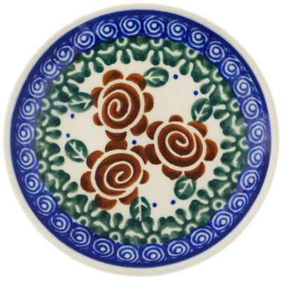 Polish Pottery Mini Plate, Coaster plate