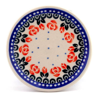 Polish Pottery Mini Plate, Coaster plate