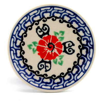 Polish Pottery Mini Plate, Coaster plate