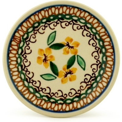 Polish Pottery Mini Plate, Coaster plate
