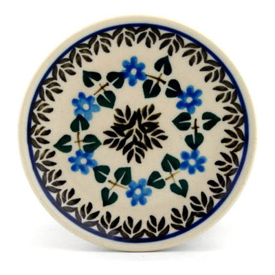 Polish Pottery Mini Plate, Coaster plate