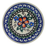 Polish Pottery Mini Plate, Coaster plate Lancaster Rose