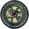 Polish Pottery Mini Plate, Coaster plate Lancaster Rose