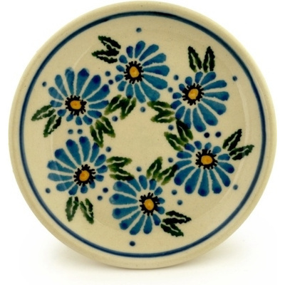 Polish Pottery Mini Plate, Coaster plate Marigold Morning