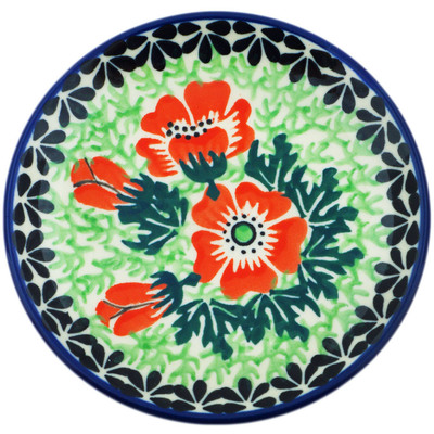 Polish Pottery Mini Plate, Coaster plate Marvellous Surprise UNIKAT