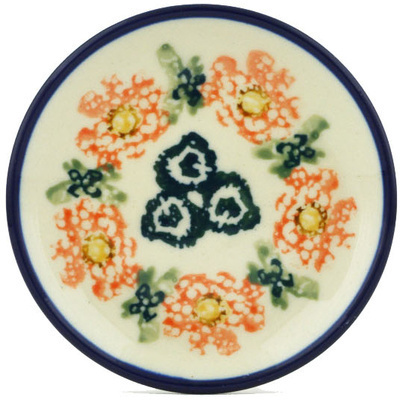 Polish Pottery Mini Plate, Coaster plate Meadow Breeze