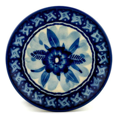 Polish Pottery Mini Plate, Coaster plate Midnight Sky UNIKAT