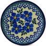 Polish Pottery Mini Plate, Coaster plate Morning Glory
