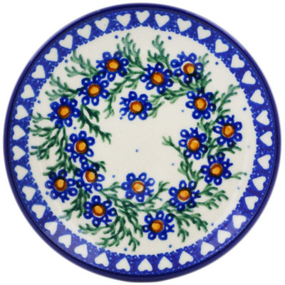 Polish Pottery Mini Plate, Coaster plate Mother&#039;s Love UNIKAT