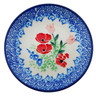 Polish Pottery Mini Plate, Coaster plate Sidewalk Sights