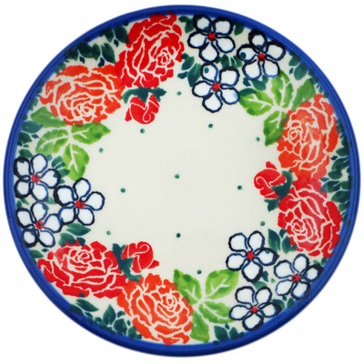 Polish Pottery Mini Plate, Coaster plate Spring&#039;s Arrival