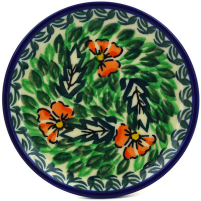 Polish Pottery Mini Plate, Coaster plate Spring Serenade UNIKAT
