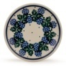 Polish Pottery Mini Plate, Coaster plate Summer Blackberries