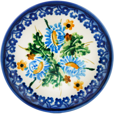 Polish Pottery Mini Plate, Coaster plate Summer Dreams UNIKAT