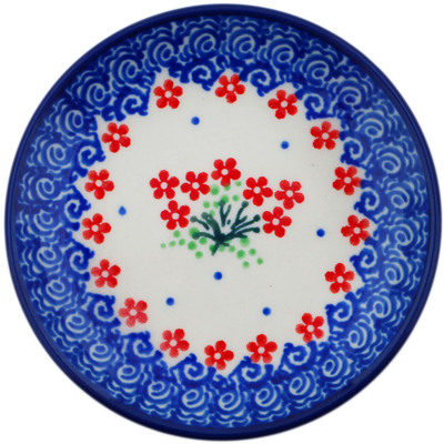 Polish Pottery Mini Plate, Coaster plate Sweet Spring
