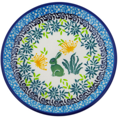 Polish Pottery Mini Plate, Coaster plate UNIKAT