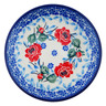 Polish Pottery Mini Plate, Coaster plate Wrapped In Flowers