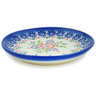 Polish Pottery Mini Saucer 4&quot; Bouquet In Bloom UNIKAT