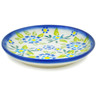 Polish Pottery Mini Saucer 4&quot; Forget-me-not Field