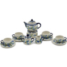Polish Pottery Mini Tea Set 4&quot; Sweet Dreams